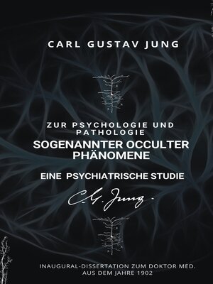 cover image of Zur Psychologie und Pathologie sogenannter occulter Phänomene